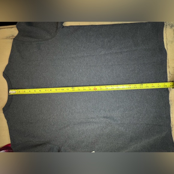 Men's Gray Thermal Henley Shirt - Picture 6 of 6